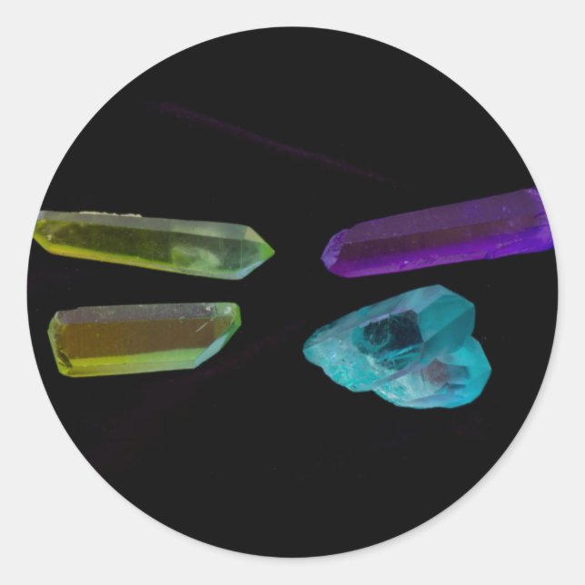 Redonda Pegatina Jewels (Anverso)