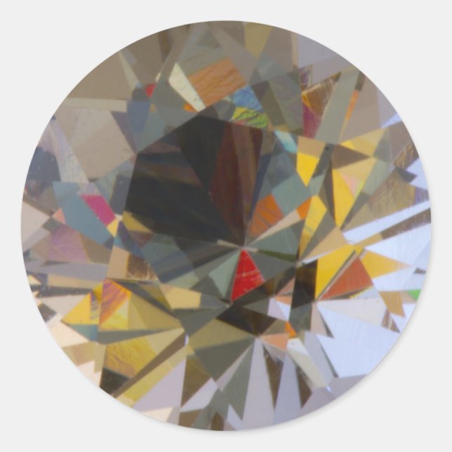 Redonda Pegatina Jewels (Anverso)