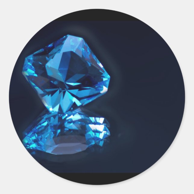 Redonda Pegatina Jewels (Anverso)