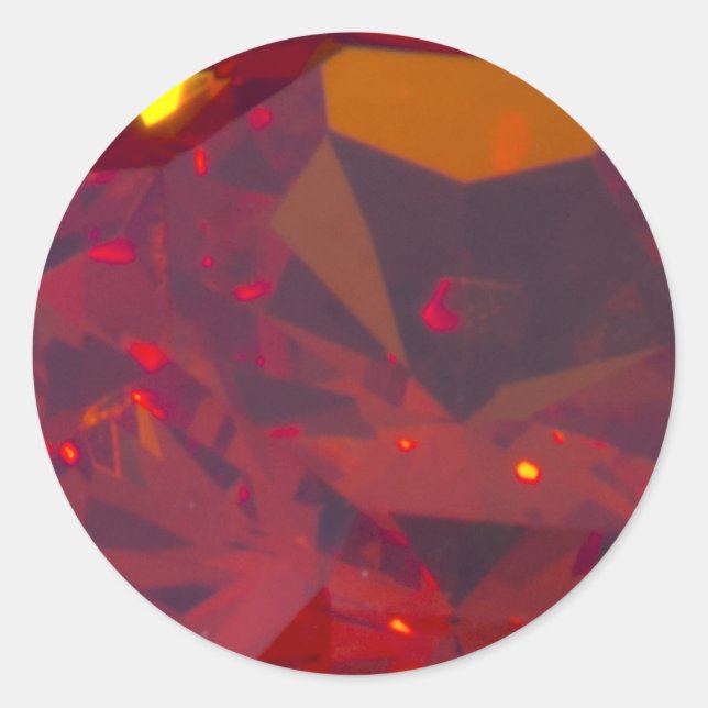 Redonda Pegatina Jewels (Anverso)