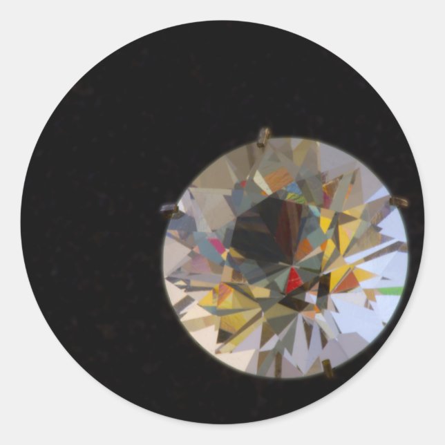 Redonda Pegatina Jewels (Anverso)