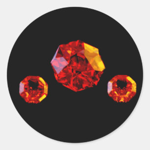 Redonda Pegatina Jewels