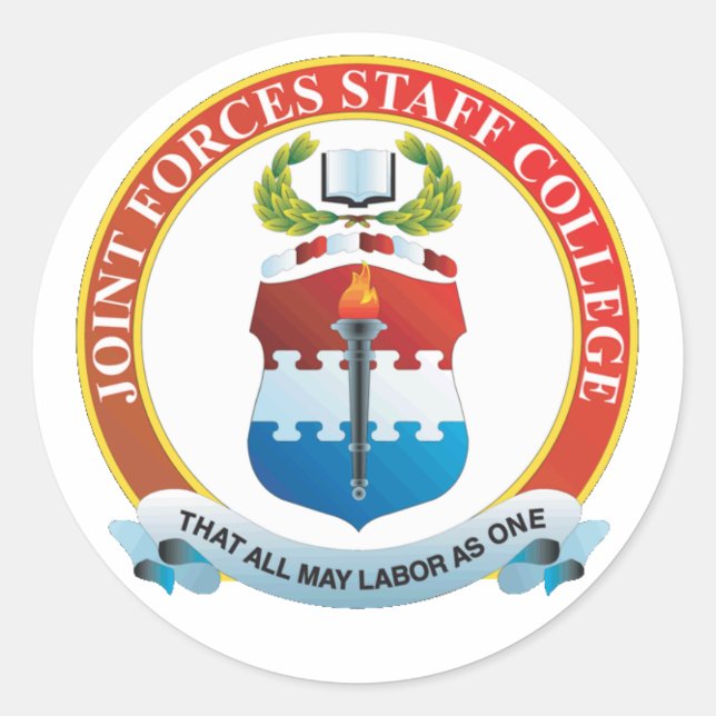 Redonda Pegatina JFSC (Anverso)