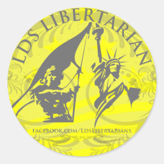 Redonda Pegatina Libertario de Ronda LDS