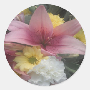 Redonda Pegatina Lily Lily Beauty