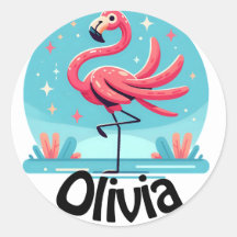 Pegatina lindo personalizado/sello clásico de la r