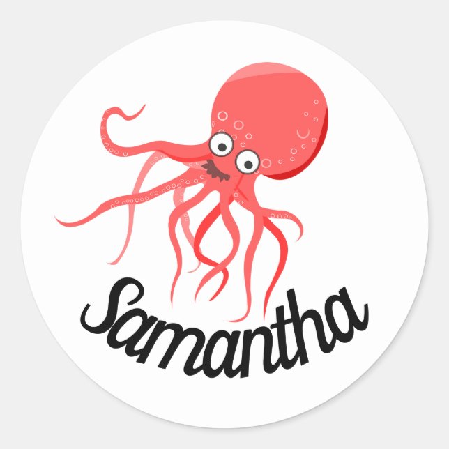 Redonda Pegatina lindo personalizado/sello clásico redondo (Anverso)