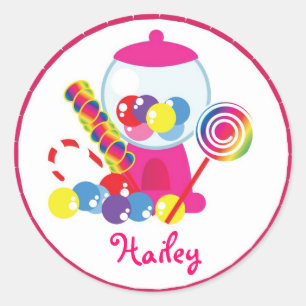 Redonda Pegatina Little Candy Shoppe