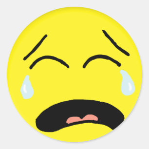 Redonda Pegatina llorando