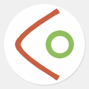 Redonda pegatina LTD de 1,5"