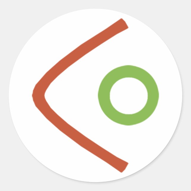 Redonda pegatina LTD de 1,5" (Anverso)