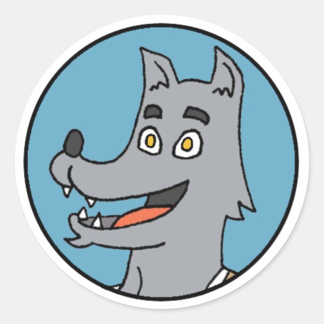 Redonda Pegatina Lucas Mini Circle (Anverso)