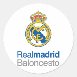 Redonda pegatina madridista