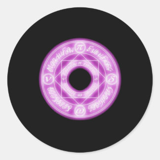 Redonda Pegatina Magical Sigil (sello) 9