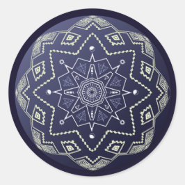 Redonda Pegatina Mandala