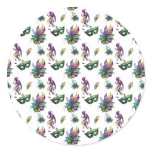 Pegatina Mardi Gras