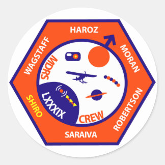 Redonda Pegatina MDRS Crew 89