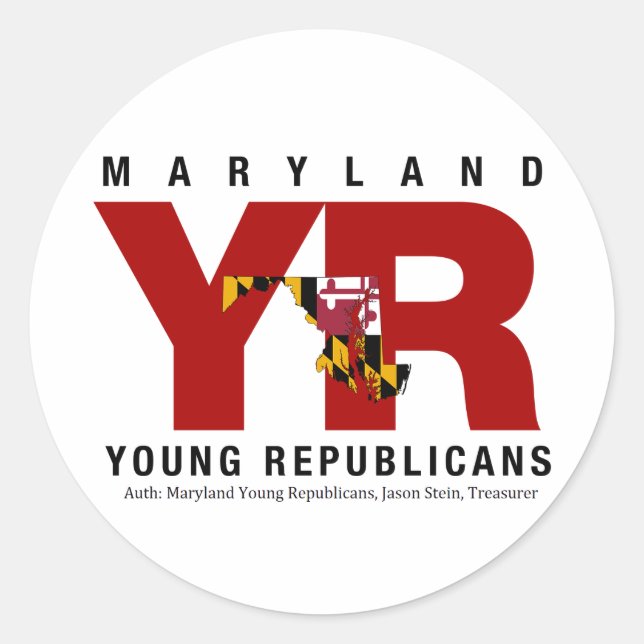 Redonda Pegatina MDYR (Anverso)