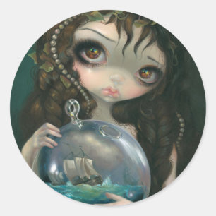 Redonda pegatina "Microcosmos"