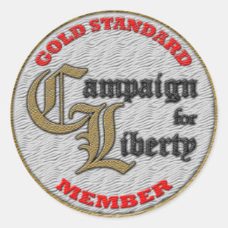 Redonda Pegatina Miembro de C4L Gold Standard!