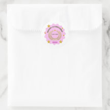 Pegatina Militar Rosa — Misión Cumplida Niña