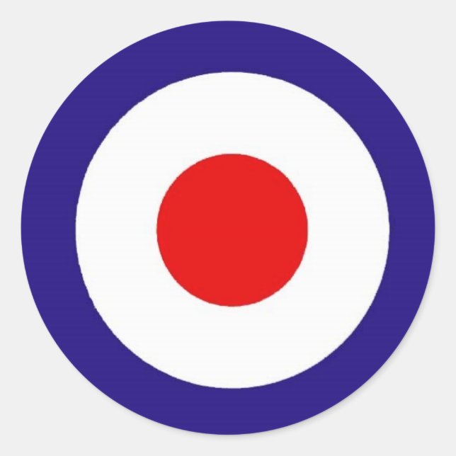 Redonda Pegatina ModTarget (Anverso)
