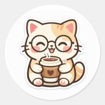 Pegatina Mono Kawa Adorable