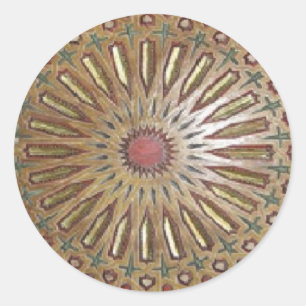 Redonda Pegatina Morrocon Beauty