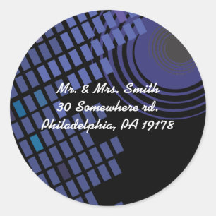 Redonda Pegatina musical de la contestación de Mitzvah del