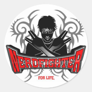 Redonda Pegatina Nerdfighter - DFTBA