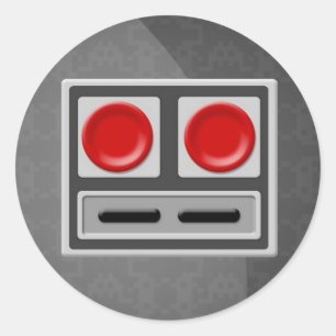 Redonda Pegatina "Nessie" de Southern Gamer