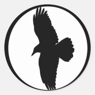 REDONDA PEGATINA NEVERMORE PARANORMAL