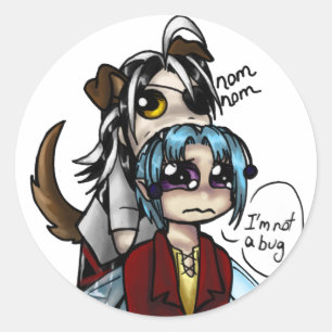 Redonda Pegatina Nomnom