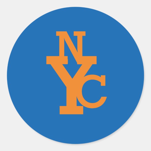 Redonda Pegatina NYC V2 (Anverso)