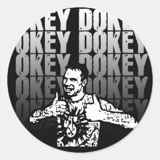 Redonda Pegatina Okey Dokey