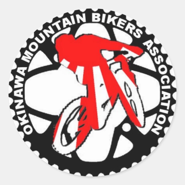 REDONDA PEGATINA OMBA (Anverso)