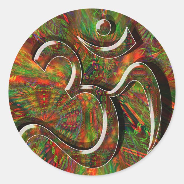 REDONDA PEGATINA OMDELICA-1 (Anverso)