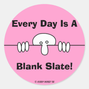 Redonda Pegatina original de Kilroy