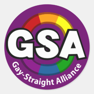 Redonda Pegatina oscuro redondo de GSA ToonB