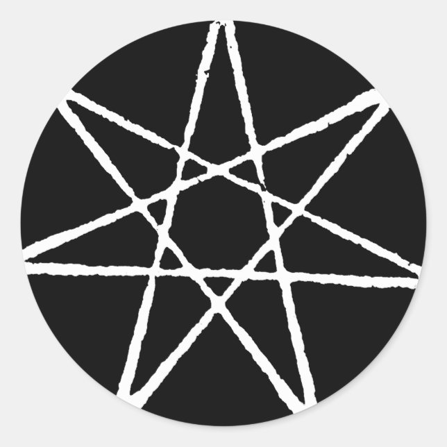 Redonda Pegatina oterkin discreto (Anverso)