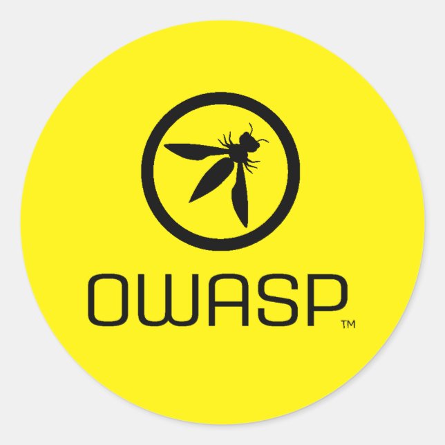 Redonda Pegatina OWASP (Anverso)