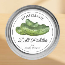 Pegatina para Envasado de Pepinillos en Escabeche 