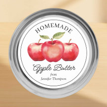 Pegatina para Latas de Mantequilla de Manzana Case