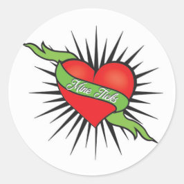 Redonda Pegatina para receptor mecánico de válvula cardíac