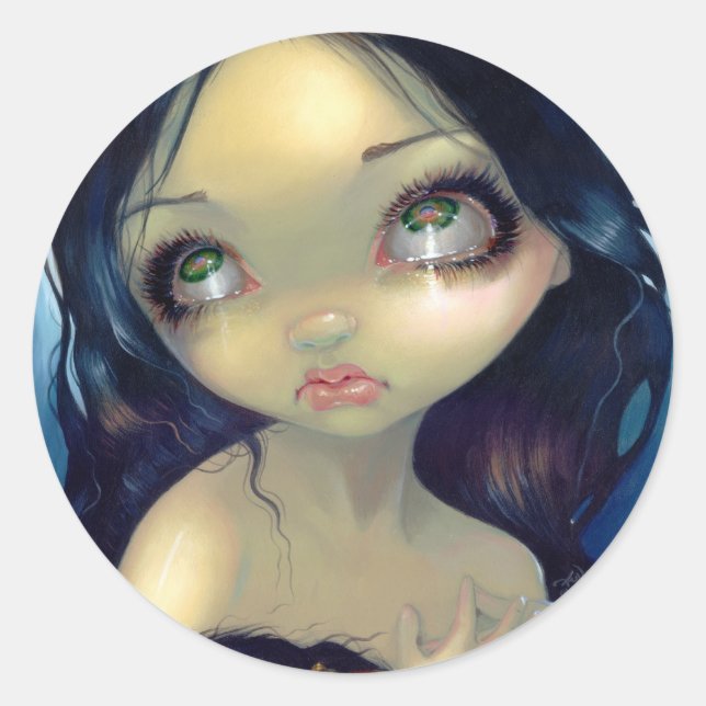 Redonda pegatina "Penitent Magdalene" (Anverso)