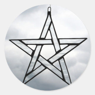 Redonda Pegatina "Pentagram"