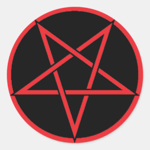Redonda Pegatina Pentagram