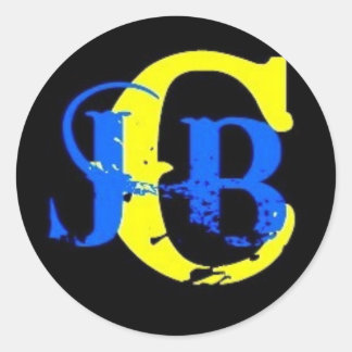 Redonda Pegatina pequeño con logotipo JBC