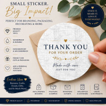 Pegatina personalizada con textura de lino de lujo