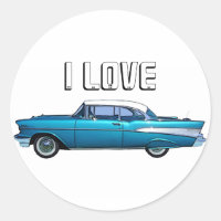 Pegatina personalizado Chevy BelAire 1957